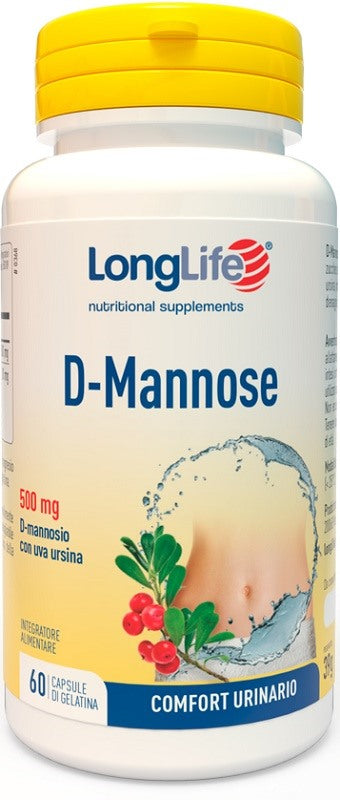 longlife longlife d mannose 60 capsule long life ean 8054521000850