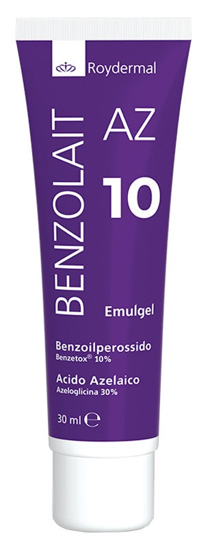 roydermal emulgel benzolait az 10 tubo 30 ml roydermal
