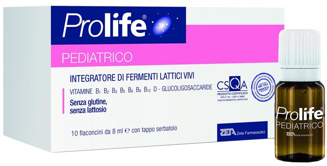 zeta farmaceutici prolife pediatrico 10 flaconcini 8 ml prolife ean 8056772632583