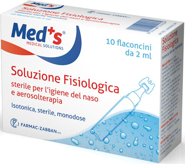 farmac zabban soluzione fisiologica meds sterile astx10 fl 2ml meds ean 8000246002532