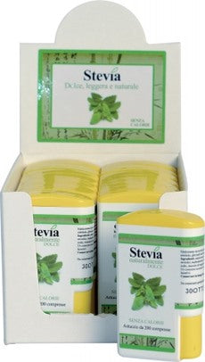biotobio stevia edulcorante 200 compresse display contenente 14 dispenser biotobio ean 8017903004310