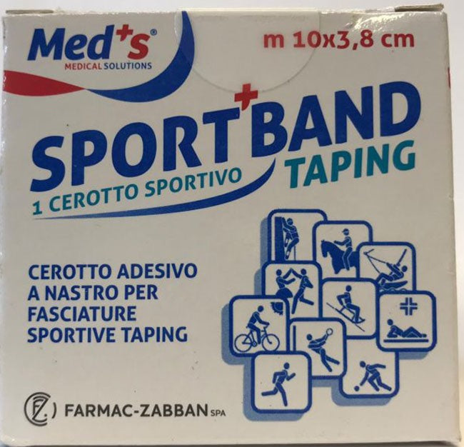 farmac zabban cerotto meds tela bianca sportivo 1000x38 cm meds ean 8000246005335