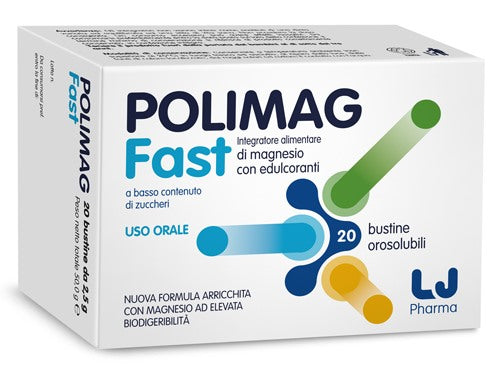 farmitalia polimag fast 20 bustine orosolubili lj pharma