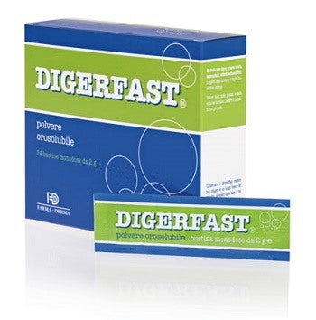 farma derma digerfast polvere 24 bustine monodose 2 g digerfast