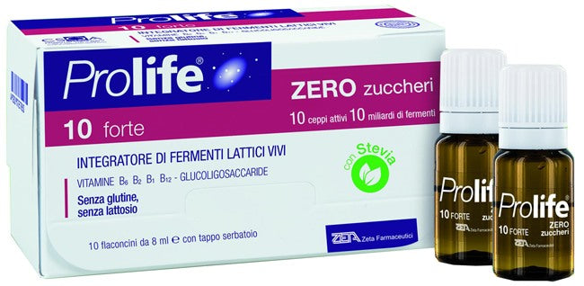 zeta farmaceutici prolife 10 miliardi zero zucchero 10 flaconi da 8 ml prolife ean 8056772633313