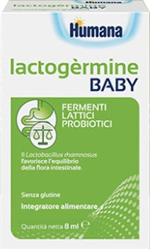 humana italia lactogermine baby gocce flacone da 75 g con tappo serbatoioe contagocce humana ean 8031575070367