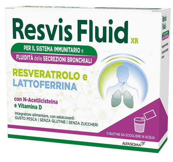 alfasigma chc resvis fluid xr biofutura 12 bustine resvis