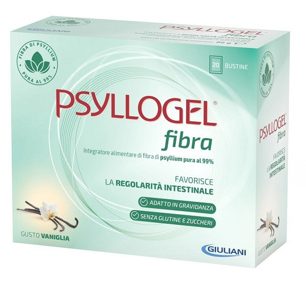 nathura psyllogel fibra vaniglia 20 bustine psyllogel