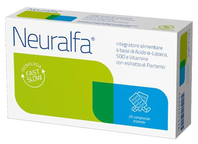 euronational neuralfa 20 compresse tristrato amnol