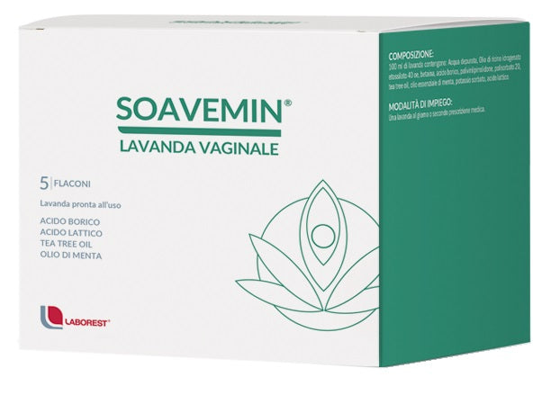 uriach amcore soavemin lavanda vaginale 5 flaconi 100 ml soavemin