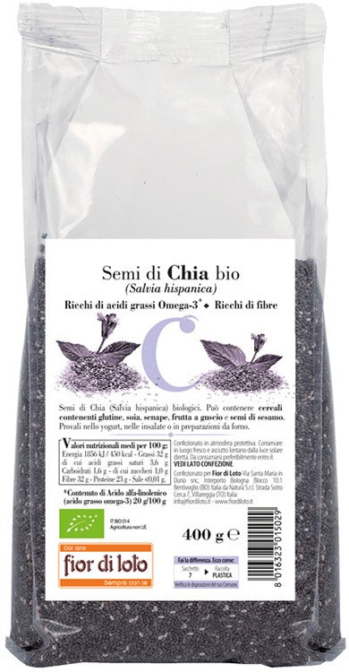 biotobio semi di chia bio 400 g biotobio ean 8016323015029