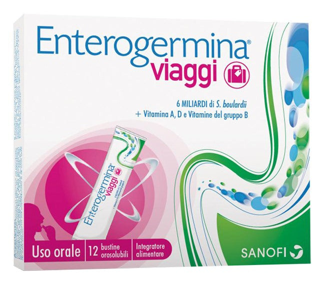opella healthcare enterogermina viaggi 12 bustine orosolubili confezione standard enterogermina