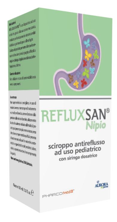 aurora biofarma refluxsan nipio sciroppo antireflusso 150 ml aurora