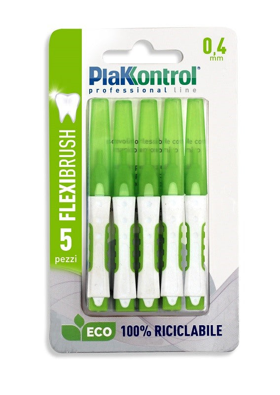 ideco plakkontrol scovolino interdentale flexi brush04 blister 5 pezzi plakkontrol ean 8019029001211