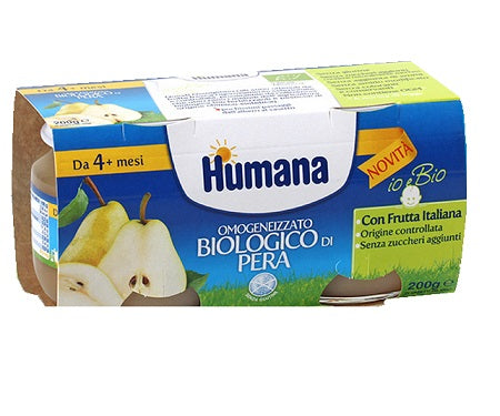 humana italia humana omogeneizzato pera bio 2 vasetti 100 g humana ean 8031575961030