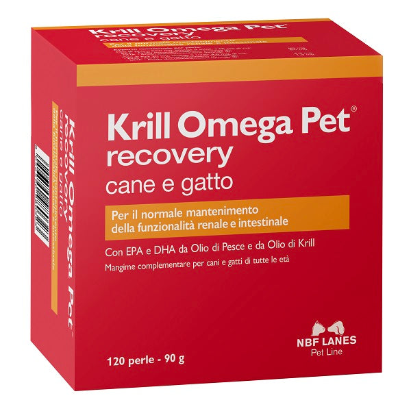 nbf lanes vet krill omega pet recovery blister 120 perle krill ean 8056590980323