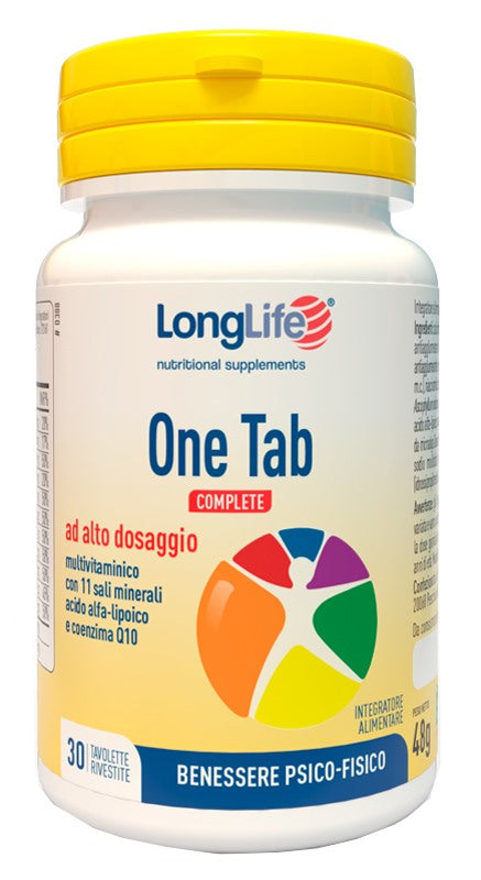 longlife longlife one tab complete 30 tavolette long life ean 8054521001871