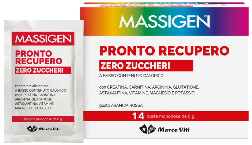 marco viti massigen pronto recupero zero zuccheri 14 bustine massigen ean 8050519570572