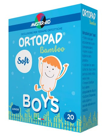 pietrasanta cerotto oculare per ortottica ortopad soft boys junior 20 pezzi master aid ean 8032956143519