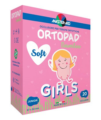 pietrasanta cerotto oculare per ortottica ortopad soft girls junior 20 pezzi master aid ean 8032956143540