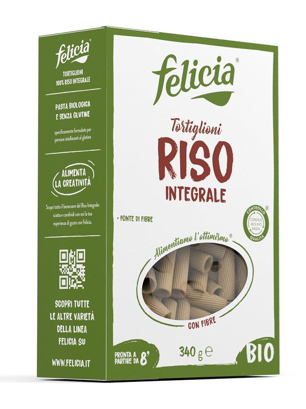 andriani felicia bio riso integrale tortiglioni 340 g felicia bio ean 8032804433045