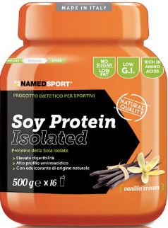 named sport soy protein isolate vanilla cream polvere 500 g named ean 8054956340958