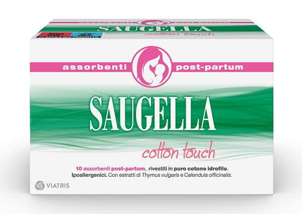 cooper ch saugella cotton touch assorbenti postpartum 10 pezzi saugella ean 8019629003660