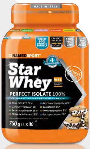 named sport star whey cookies cream 750 g named ean 8054956340323