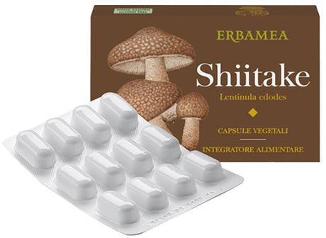 erbamea shitake 24 capsule vegetali erbamea ean 8032841639028