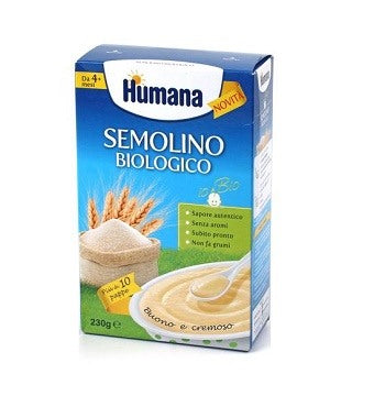 humana italia humana semolino biologico 230 g humana ean 8031575940011