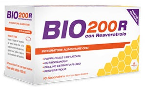 dermofarma bio200 r resveratrolo 10 flaconcini 10 ml