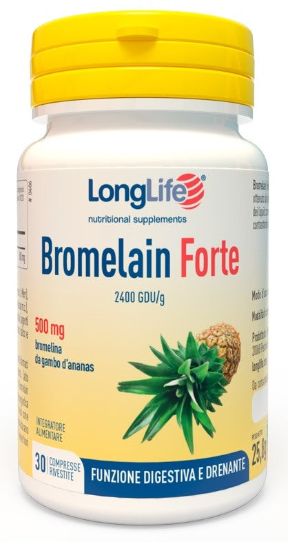 longlife longlife bromelain forte 30 compresse long life ean 8054521000454