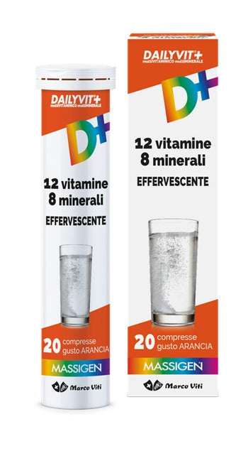 marco viti dailyvit 12 vitamine 8 minerali effervescente 20 compresse dailyvit ean 8050519570527