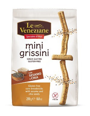 molino di ferro le veneziane mini grissini sesamo e chia 250 g le veneziane ean 8009915008912