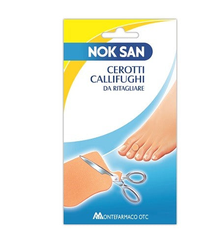 montefarmaco nok san cerotti callifugo ritagliabile 2 pezzi nok san ean 8058363615760