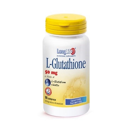 longlife longlife l glutathione 50 mg 90 compresse long life ean 8054521001246