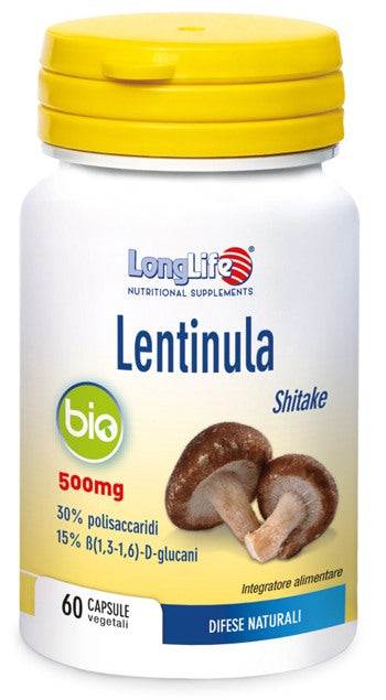 longlife longlife lentinula bio 60 capsule long life ean 8054521001321