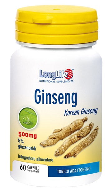longlife longlife ginseng 5 60 capsule long life ean 8054521001079