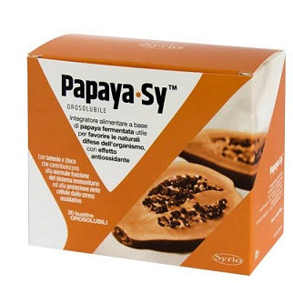syrio papaya sy 20 bustine 92 g polvere orosolubile syrio ean 8000137300693