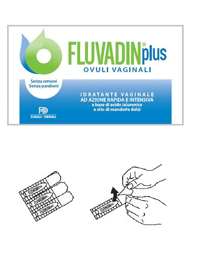 farma derma ovuli vaginali fluvadin plus 10 pezzi fluvadin