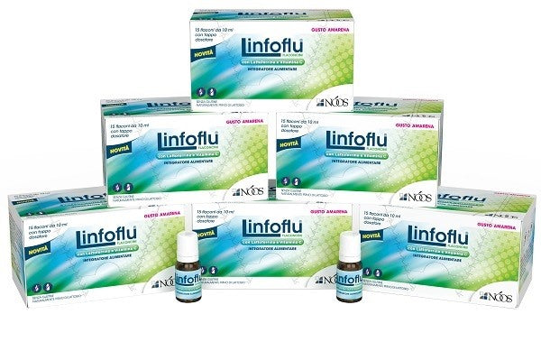 noos linfoflu multipack confezione multipla da 6 astucci x 15 flaconi da 10 ml noos ean 8052107200519