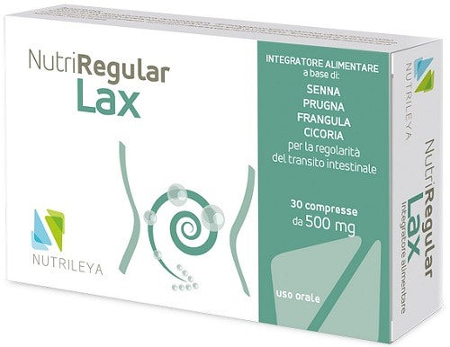 nutrileya nutriregular lax 30 compresse nutrileya ean 8055728150201