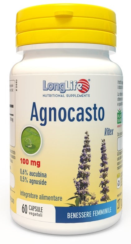 longlife longlife agnocasto 60 capsule vegetali long life ean 8054521000140