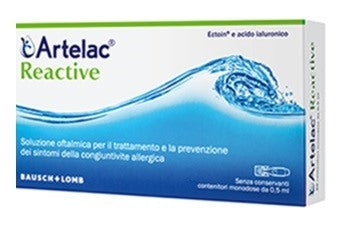 bausch lomb iom artelac reactive soluzione oftalmica monodose 20 unita da 05 ml artelac ean 4049649000961