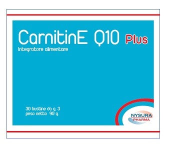 nisura farmaceutici srl carnitine q10 plus 30 bustine