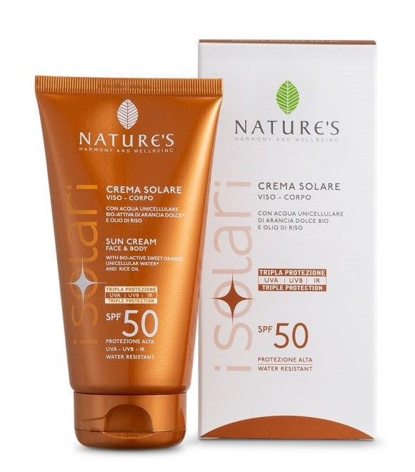 bios line natures i solari crema solare viso e corpo spf 50 ir sun 150 ml natures ean 8030243011152