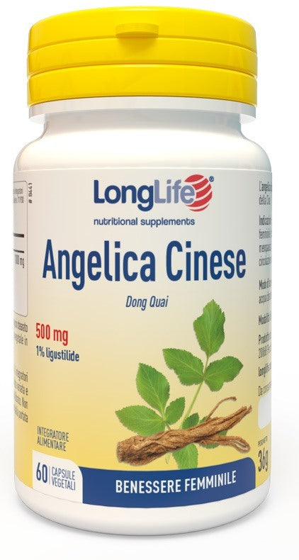 longlife longlife angelica cinese 60 capsule vegetali long life ean 8054521000195