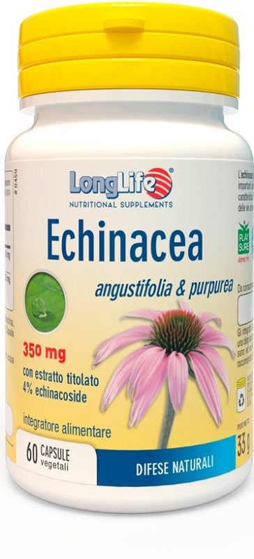longlife longlife echinacea 60 capsule vegetali long life ean 8054521000942