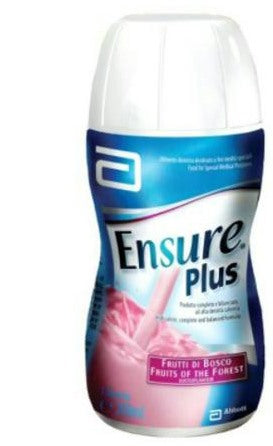 abbott ensure plus frutti di bosco 4 bottiglie da 200 ml ensure ean 8710428012074