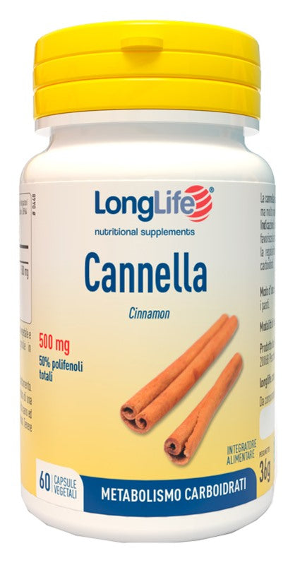longlife longlife cannella 60 capsule long life ean 8054521000591